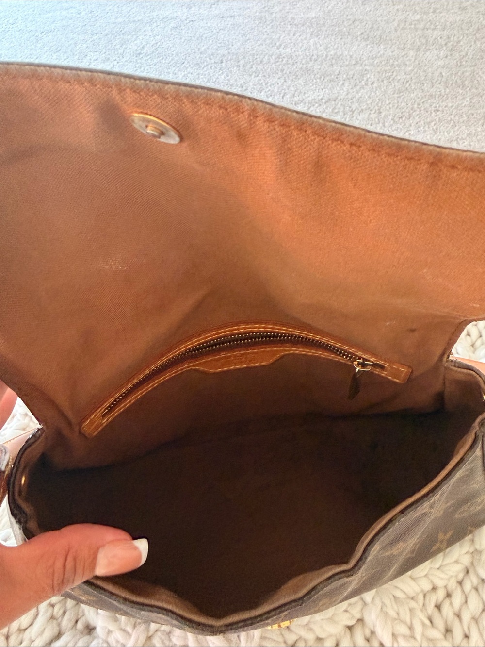 Louis Vuitton Monogram Canvas Crossbody in Brown and Tan - Picture 6 of 15